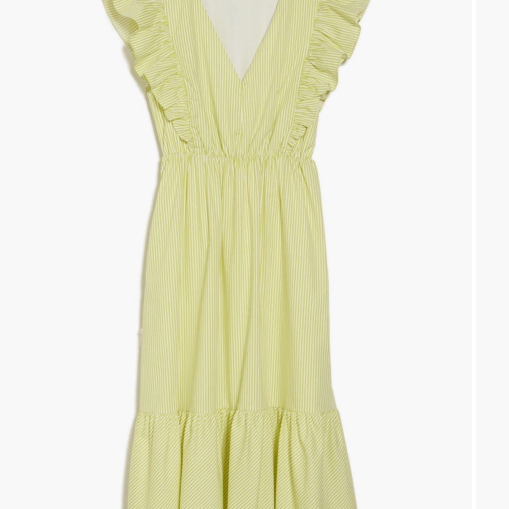 Nanette Lepore Yellow Ruffled Tiered Sundress